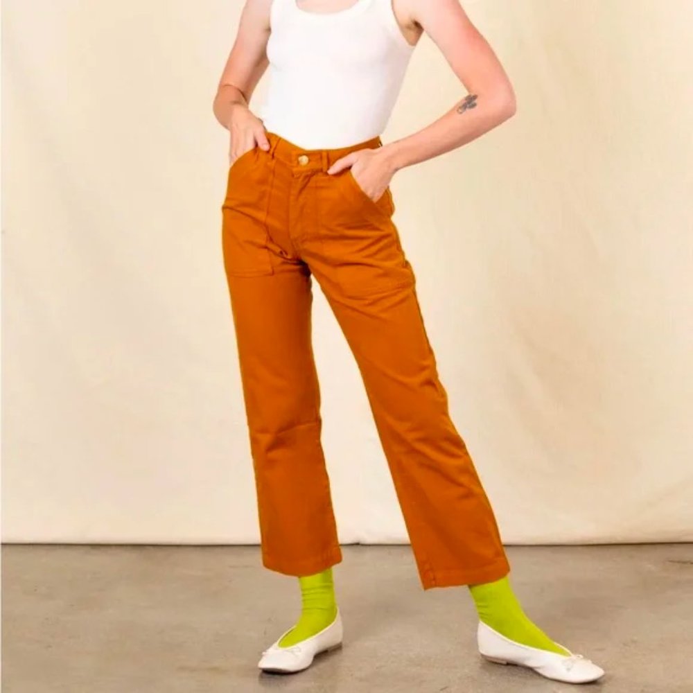 Big Bud Press Work Pants in Mustard